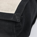 Saint Laurent Rive Gauche Tote Bag Canvas White Silver 632539 Auth BA17027-11