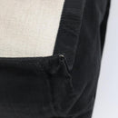 Saint Laurent Rive Gauche Tote Bag Canvas White Silver 632539 Auth BA17027-13