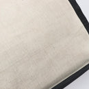 Saint Laurent Rive Gauche Tote Bag Canvas White Silver 632539 Auth BA17027-15