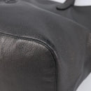 LOEWE Tote Bag Leather Dark Gray Auth BA17028-10