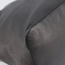 LOEWE Tote Bag Leather Dark Gray Auth BA17028-11