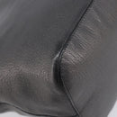 LOEWE Tote Bag Leather Dark Gray Auth BA17028-13