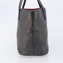 LOEWE Tote Bag Leather Dark Gray Auth BA17028-4