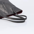 LOEWE Tote Bag Leather Dark Gray Auth BA17028-7