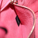 Valentino Rock Studs Hand Bag Leather Pink Gold Auth BA17029-25