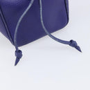 Christian Dior Shoulder Bag Leather Purple Gold Auth BA17038-16