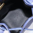 Christian Dior Shoulder Bag Leather Purple Gold Auth BA17038-18