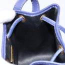 Christian Dior Shoulder Bag Leather Purple Gold Auth BA17038-19
