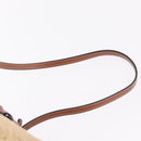 CELINE Classic Pannier Hand Bag Raffia Beige Brown Auth BA17039V-10