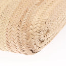 CELINE Classic Pannier Hand Bag Raffia Beige Brown Auth BA17039V-14