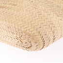 CELINE Classic Pannier Hand Bag Raffia Beige Brown Auth BA17039V-15