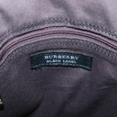 BURBERRY Black label Shoulder Bag Nylon Leather Khaki Gold Auth BA1704-10