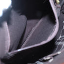 BURBERRY Black label Shoulder Bag Nylon Leather Khaki Gold Auth BA1704-12