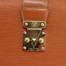 LOUIS VUITTON Epi Serviette Fermoir Bag Zipangu Gold M54358 LV Auth BA17040-15