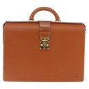 LOUIS VUITTON Epi Serviette Fermoir Bag Zipangu Gold M54358 LV Auth BA17040-2