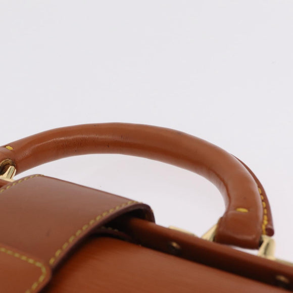 LOUIS VUITTON Epi Serviette Fermoir Bag Zipangu Gold M54358 LV Auth BA17040