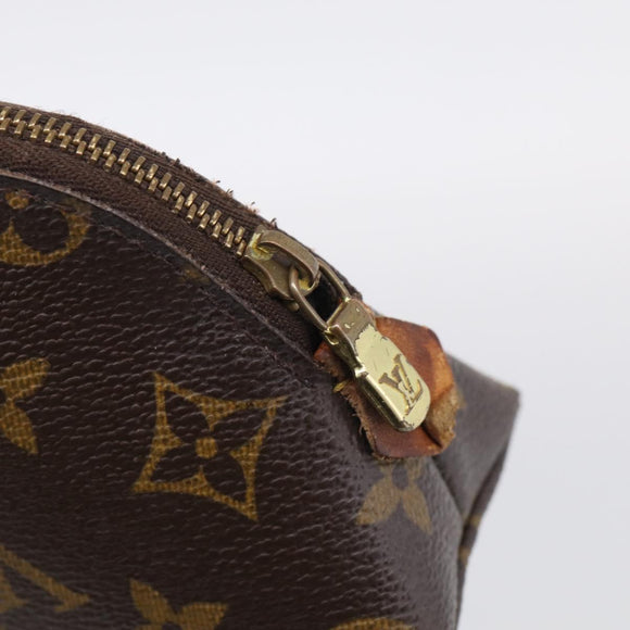 LOUIS VUITTON Monogram Pochette Cosmetic PM Pouch M47515 LV Auth BA17041