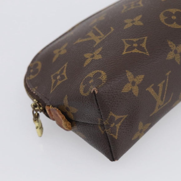 LOUIS VUITTON Monogram Pochette Cosmetic PM Pouch M47515 LV Auth BA17041