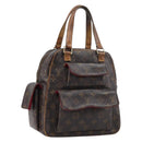 LOUIS VUITTON Monogram Exsantricite Hand Bag M51161 LV Auth BA17043-1