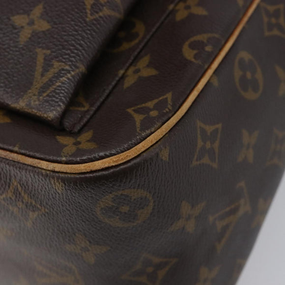 LOUIS VUITTON Monogram Exsantricite Hand Bag M51161 LV Auth BA17043