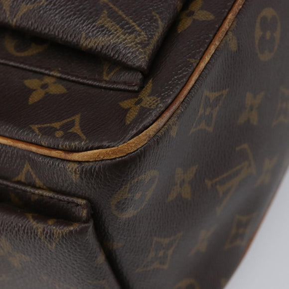 LOUIS VUITTON Monogram Exsantricite Hand Bag M51161 LV Auth BA17043