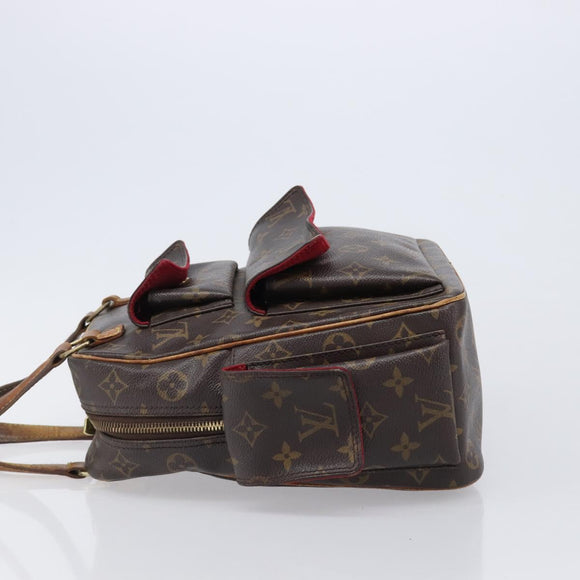 LOUIS VUITTON Monogram Exsantricite Hand Bag M51161 LV Auth BA17043