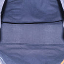 HERMES Fourre Tout MM Hand Bag Canvas Navy Silver Auth BA17045-14