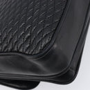 Bally Chain Shoulder Bag Leather Black Gold Auth BA17048-13