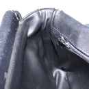Bally Chain Shoulder Bag Leather Black Gold Auth BA17048-19