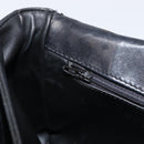 Bally Chain Shoulder Bag Leather Black Gold Auth BA17048-20