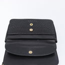 Bally Chain Shoulder Bag Leather Black Gold Auth BA17048-23