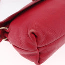 Chloe Lily Shoulder Bag Leather Pink Gold Auth BA17053-13