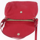 Chloe Lily Shoulder Bag Leather Pink Gold Auth BA17053-19