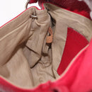 Chloe Lily Shoulder Bag Leather Pink Gold Auth BA17053-25