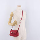 Chloe Lily Shoulder Bag Leather Pink Gold Auth BA17053-28
