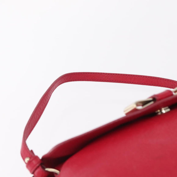 Chloe Lily Shoulder Bag Leather Pink Gold Auth BA17053