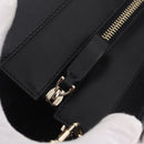 Valentino Rock Studs Hand Bag Leather 2way Black Gold Auth BA17055V-19