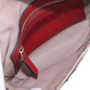 Valentino Rock Studs Waist Bag Leather Beige Gold Auth BA17058-19