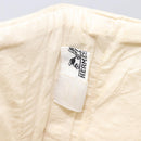 HERMES Amedaba GM Hand Bag Canvas White Brown Auth BA17059-16
