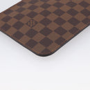 LOUIS VUITTON Damier Ebene Neverfull MM Pouch LV Auth BA17061V-11