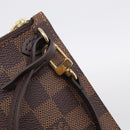 LOUIS VUITTON Damier Ebene Neverfull MM Pouch LV Auth BA17061V-12