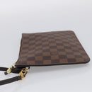 LOUIS VUITTON Damier Ebene Neverfull MM Pouch LV Auth BA17061V-4