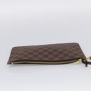 LOUIS VUITTON Damier Ebene Neverfull MM Pouch LV Auth BA17061V-6