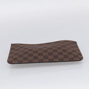 LOUIS VUITTON Damier Ebene Neverfull MM Pouch LV Auth BA17061V-7