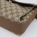 GUCCI GG Supreme Web Sherry Line Shoulder Bag PVC Beige 904 02 084 Auth BA17063-11