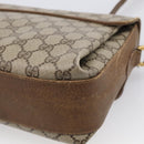 GUCCI GG Supreme Web Sherry Line Shoulder Bag PVC Beige 904 02 084 Auth BA17063-13
