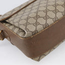 GUCCI GG Supreme Web Sherry Line Shoulder Bag PVC Beige 904 02 084 Auth BA17063-14