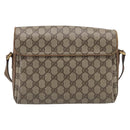 GUCCI GG Supreme Web Sherry Line Shoulder Bag PVC Beige 904 02 084 Auth BA17063-3