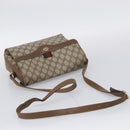 GUCCI GG Supreme Web Sherry Line Shoulder Bag PVC Beige 904 02 084 Auth BA17063-7