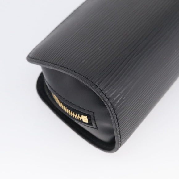 LOUIS VUITTON Epi Dauphine PM Pouch Black M48442 LV Auth BA17069